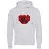 Cross neck hoodie Thumbnail