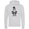 Cross neck hoodie Thumbnail