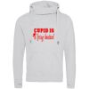 Cross neck hoodie Thumbnail