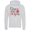 Cross neck hoodie Thumbnail