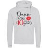 Cross neck hoodie Thumbnail