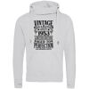Cross neck hoodie Thumbnail
