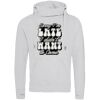 Cross neck hoodie Thumbnail