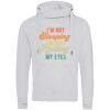 Cross neck hoodie Thumbnail