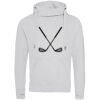 Cross neck hoodie Thumbnail