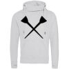Cross neck hoodie Thumbnail