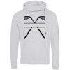 Cross neck hoodie Thumbnail