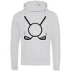Cross neck hoodie Thumbnail