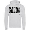 Cross neck hoodie Thumbnail