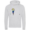 Cross neck hoodie Thumbnail