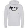 Cross neck hoodie Thumbnail