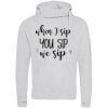 Cross neck hoodie Thumbnail