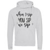 Cross neck hoodie Thumbnail