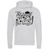 Cross neck hoodie Thumbnail