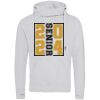 Cross neck hoodie Thumbnail
