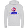 Cross neck hoodie Thumbnail