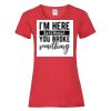 Lady-fit tee shirt Thumbnail